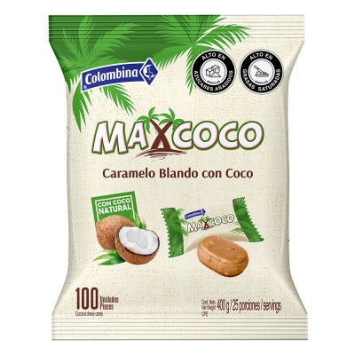  Caramelo blando MAX COCO con coco